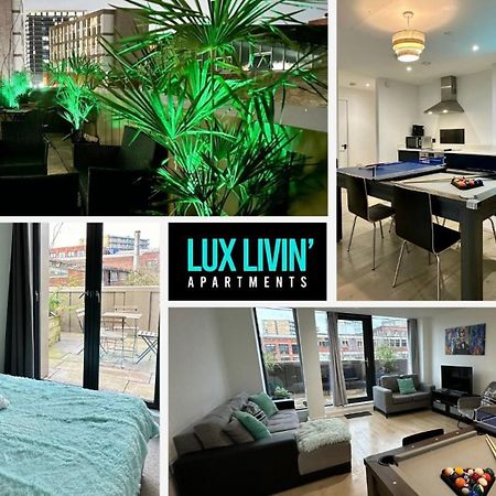 Lux Livin' Apartments - Luxury 2 Bed Apartment With Sky Garden Manchester Bagian luar foto